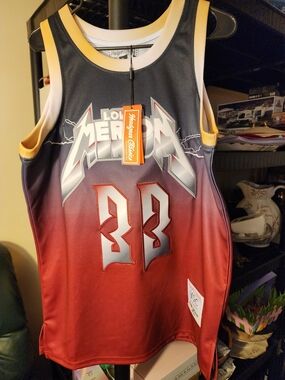 Kobe Bryant #33 Lower Merion HS Basketball Jersey Headgear Classics Size Medium